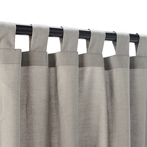 Algopix Similar Product 2 - Sunbrella Outdoor Curtain with Tab Top
