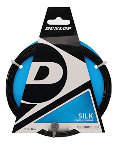 Algopix Similar Product 13 - DUNLOP Silk 17G Black Squash String Set
