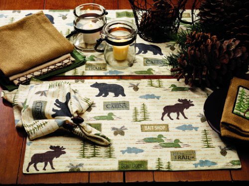 Algopix Similar Product 2 - Wilderness Table Runner