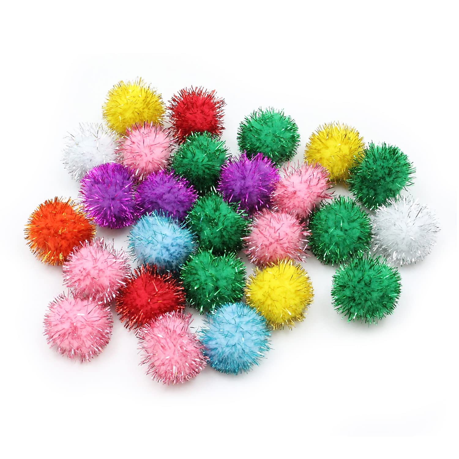 Algopix Similar Product 14 - Creativity Street Glitter Poms 33Mm X