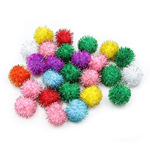 Algopix Similar Product 19 - Creativity Street Glitter Poms 33Mm X
