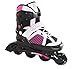 Algopix Similar Product 13 - Mongoose Girl's Inline Skates, Large