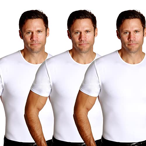 Algopix Similar Product 12 - Insta Slim Mens Slimming CrewNeck