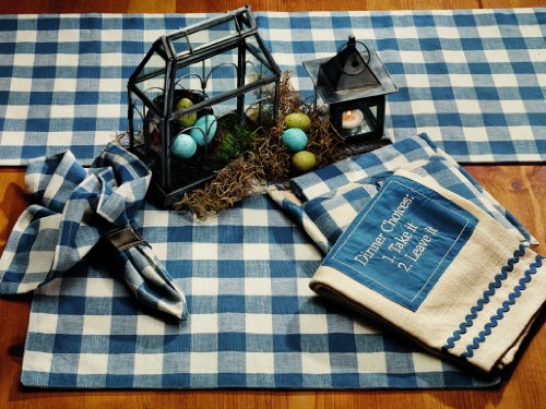 Algopix Similar Product 12 - IHF New Table Placemat Picnic Blue