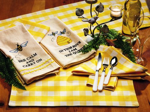 Algopix Similar Product 19 - IHF Pattern Picnic Yellow Table