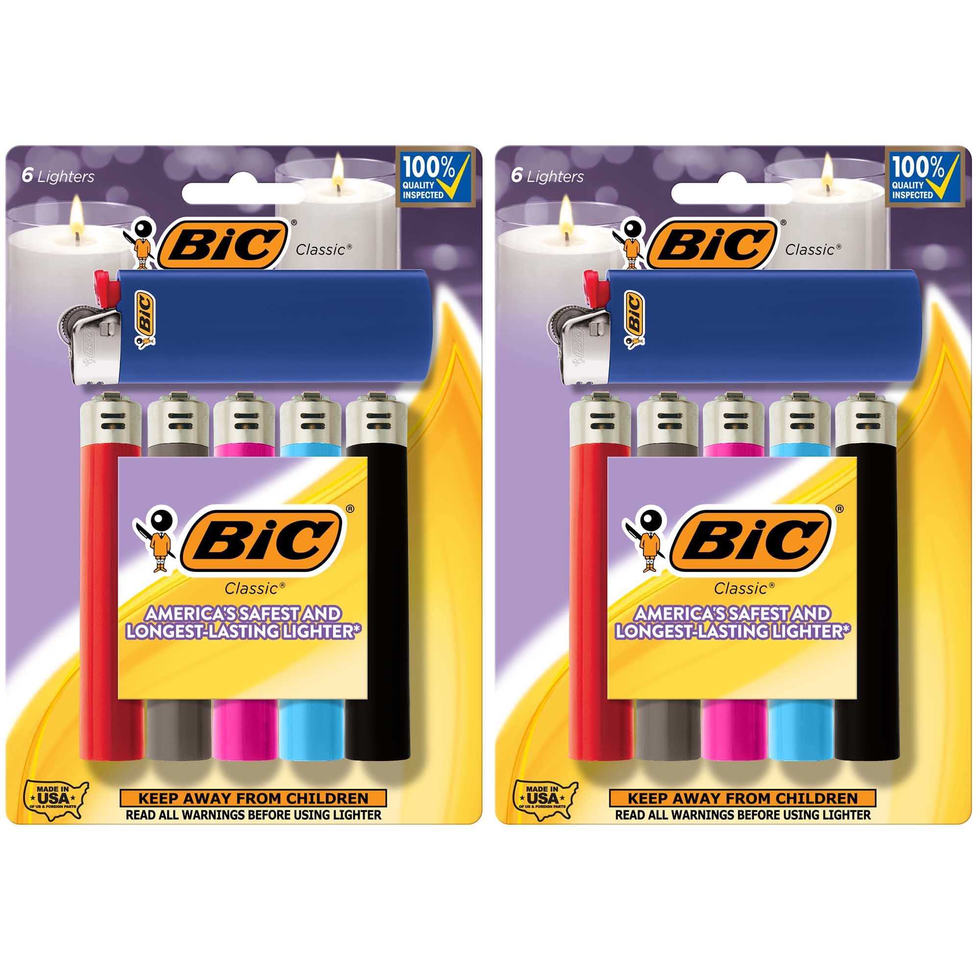 Algopix Similar Product 8 - BIC Classic Lighters Pocket Style