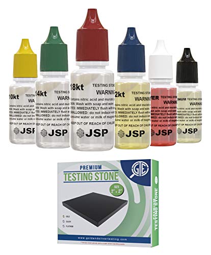 Algopix Similar Product 3 - Gold Testing Solutions Kit 10k 14k 18k