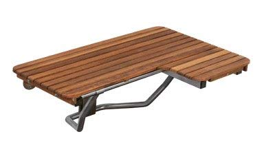 Algopix Similar Product 9 - Teak ADA Wall Mounted Left Handed