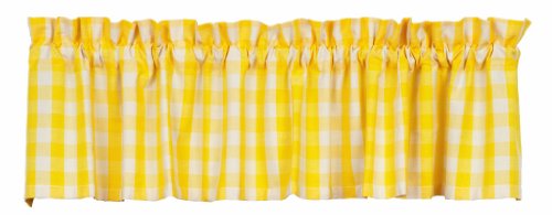 Algopix Similar Product 9 - IHF Pattern Picnic Yellow Valance