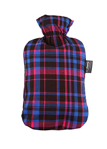 Algopix Similar Product 12 - Fashy Hot Water Bottle with Tartan