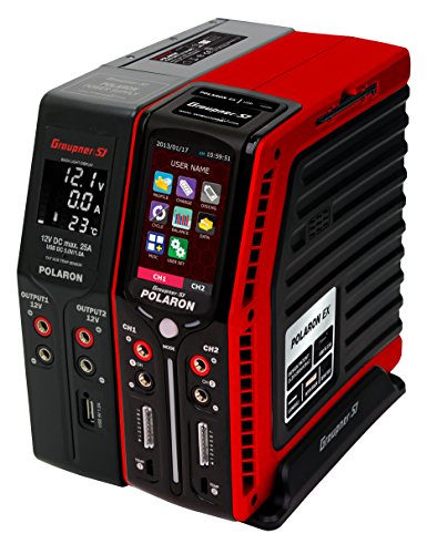 Algopix Similar Product 20 - Graupner Polaron EX Combo Charger, Red