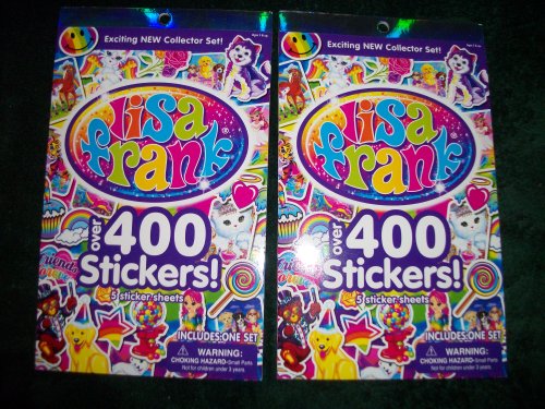 Algopix Similar Product 3 - 2 Lisa Frank 400 Sticker books