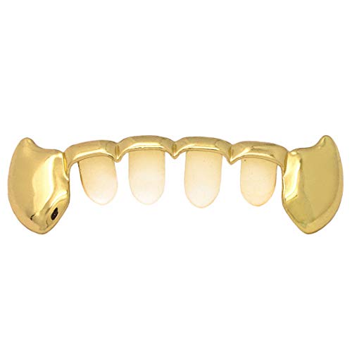 Algopix Similar Product 14 - Hip Hop 14K Gold Plated Half Lower