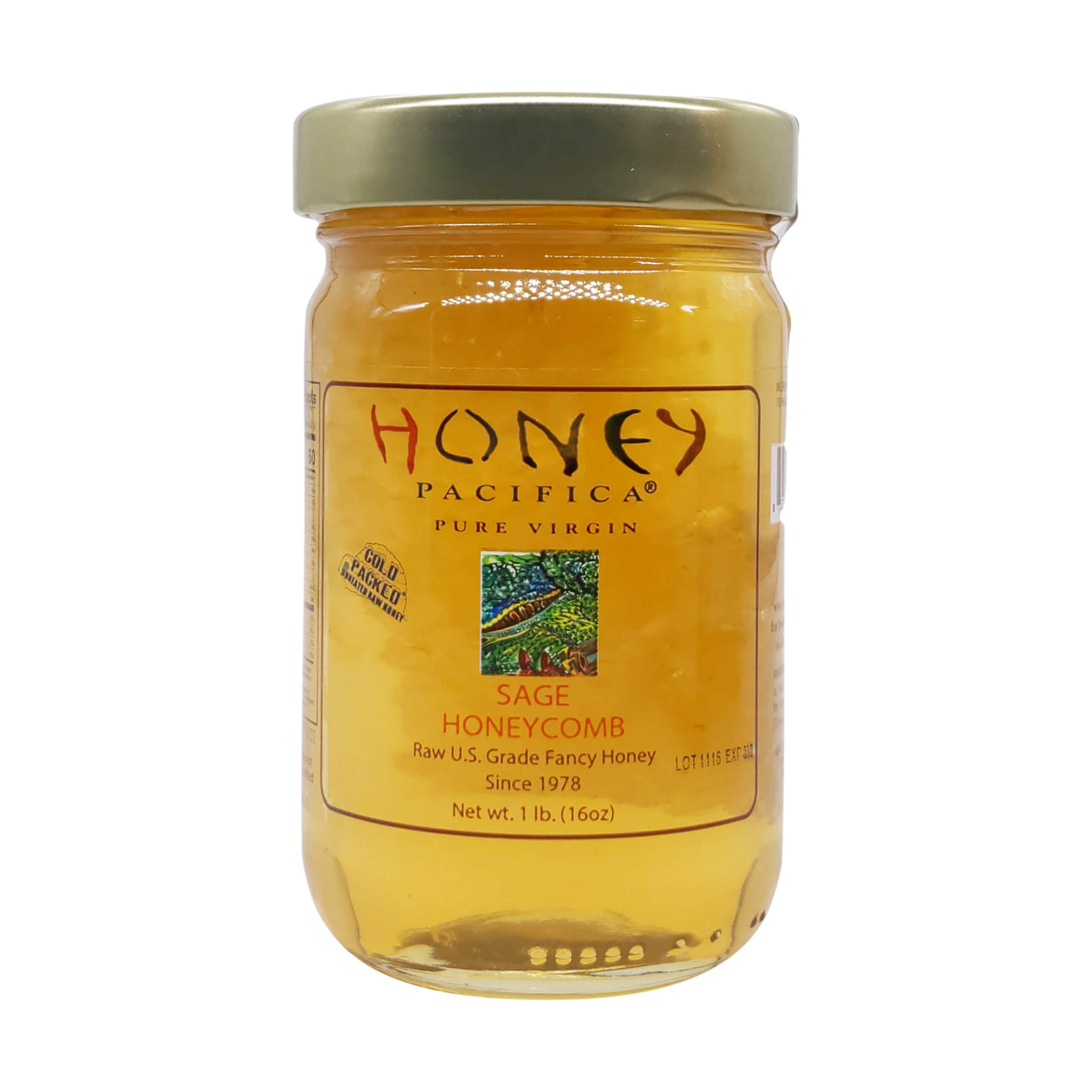 Algopix Similar Product 15 - Raw Sage Honeycomb Honey by Honey