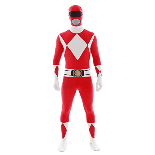 Algopix Similar Product 19 - Morphsuits Mens Power Rangers Red