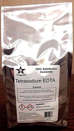 Algopix Similar Product 16 - Tetrasodium EDTA 25 Lbs Consists of 5