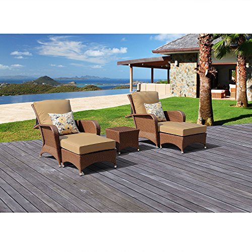 Algopix Similar Product 7 - Starsong CC016 Borealis 5 Piece Lounge