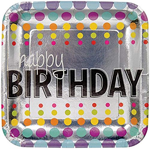 Algopix Similar Product 12 - Creative Converting 8 Count Square Foil