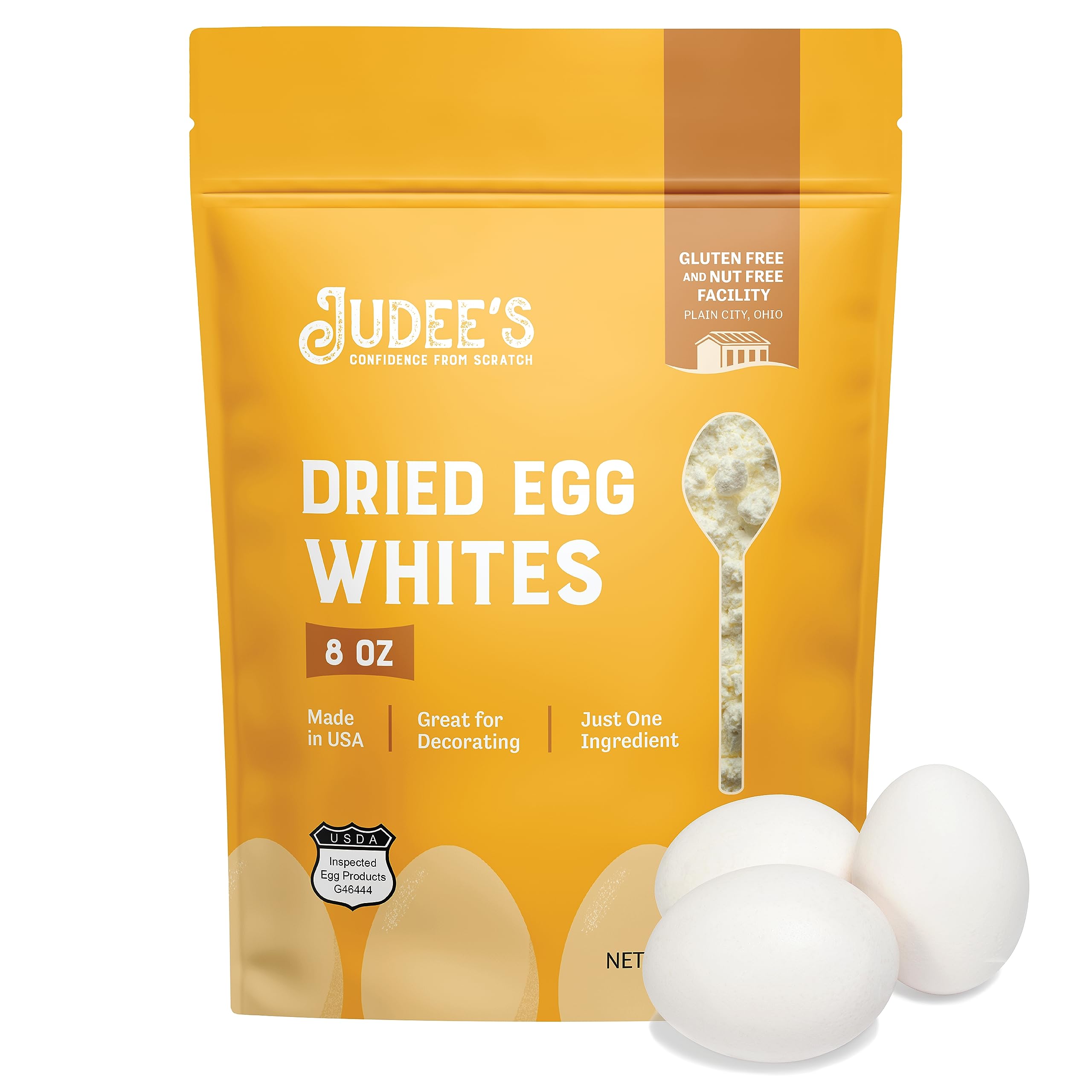 Algopix Similar Product 1 - Judees Dried Egg White Protein Powder