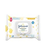 Algopix Similar Product 9 - Johnsons Baby Hand  Face Wipes  25