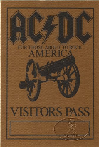 Algopix Similar Product 2 - ACDC 198182 About To Rock US Tour