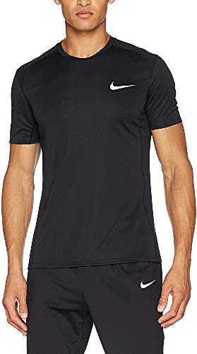 Algopix Similar Product 13 - Nike Mens Dry Miler Running Top Black