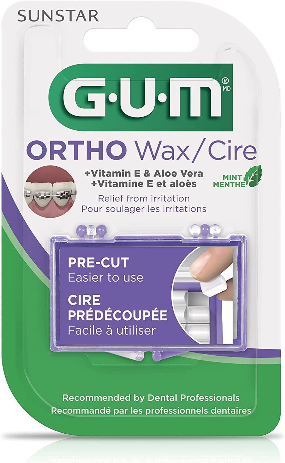 Algopix Similar Product 19 - GUM Orthodontic Wax Mint1 Each Pack