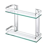 Algopix Similar Product 14 - KES Aluminum Bathroom Glass Shelf 2