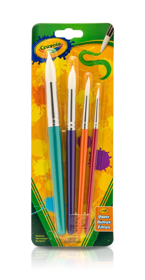 Algopix Similar Product 19 - Crayola Paint Brushes 4ct