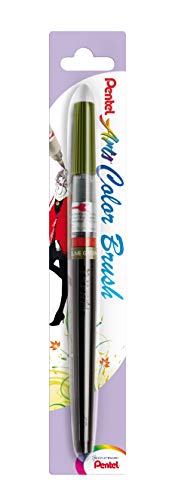 Algopix Similar Product 19 - Pentel Arts Colour Brush Olive dye