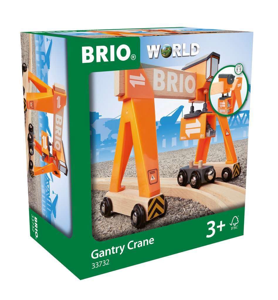 Algopix Similar Product 16 - BRIO Gantry Crane  Authentic Railway
