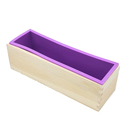 Algopix Similar Product 15 - XHaibei Soap Silicone Loaf Mold Wood