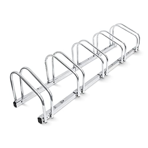 Algopix Similar Product 20 - Relaxdays Bike Stand for 5 Bikes Floor