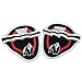 Algopix Similar Product 12 - GORILLA WEAR Palm Grip Pads - Black/Red