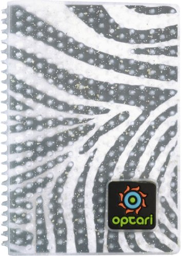 Algopix Similar Product 4 - Spikeletz Mini Glow Journal, Zebra B&W
