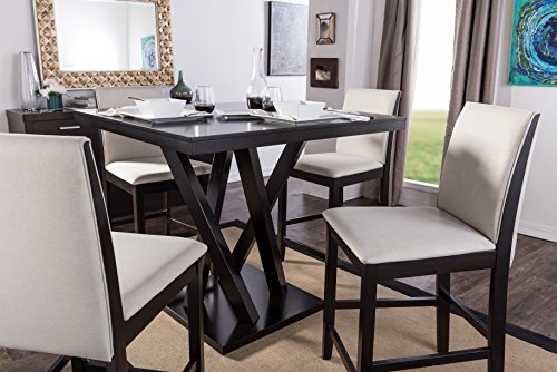 Algopix Similar Product 11 - Baxton Studio 5Piece Everdon Modern