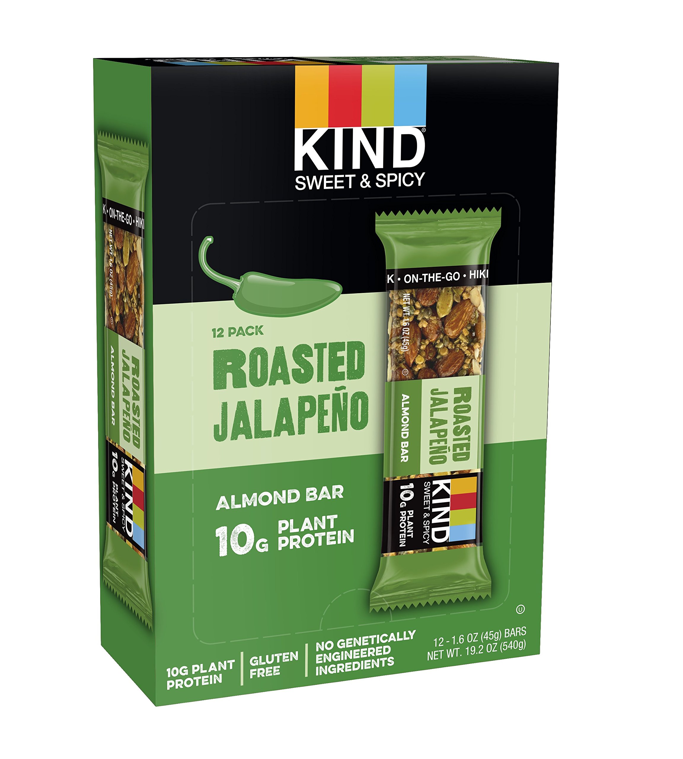 Algopix Similar Product 8 - KIND Roasted Jalepeno Sweet and Spicy