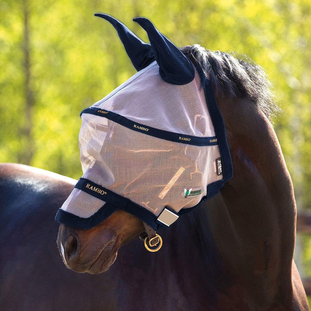 Algopix Similar Product 9 - Horseware Rambo Plus Fly Mask Cob