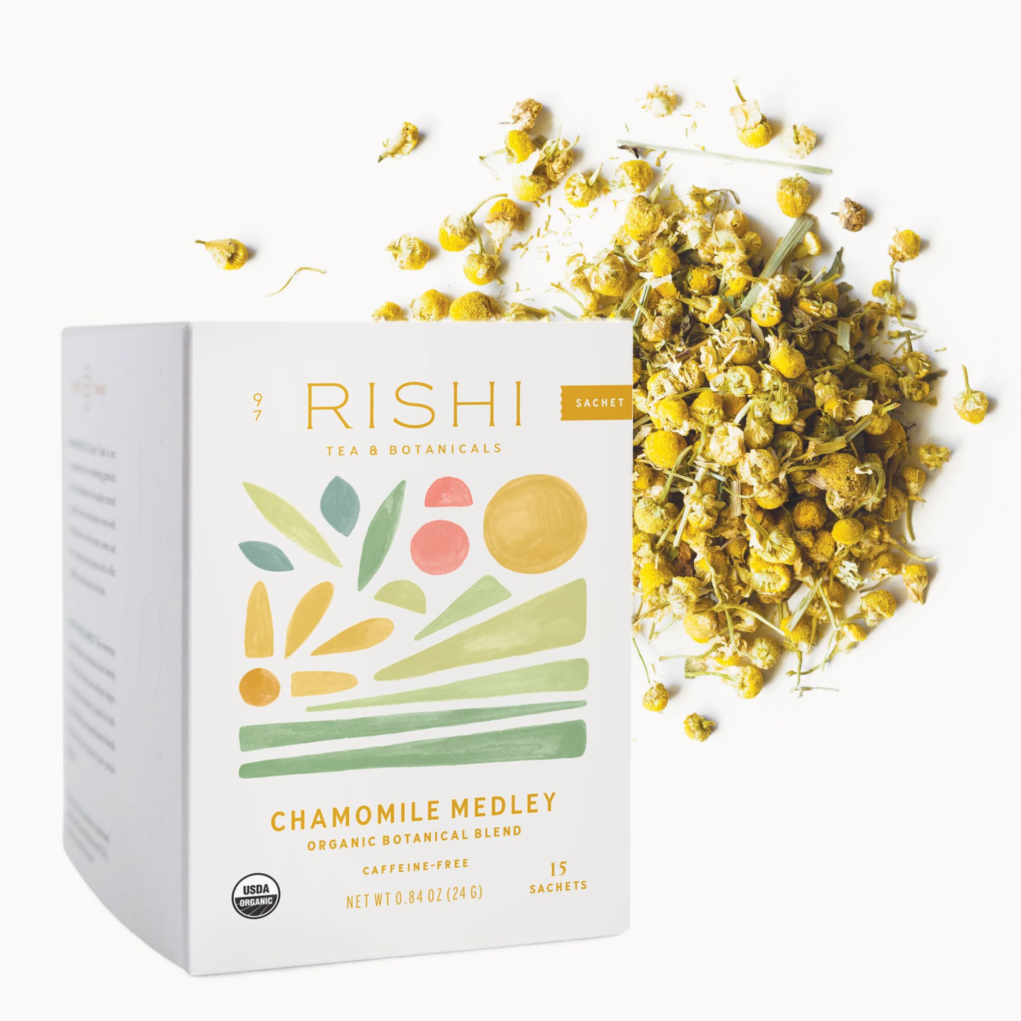 Algopix Similar Product 11 - Rishi Tea Chamomile Medley Herbal Tea 
