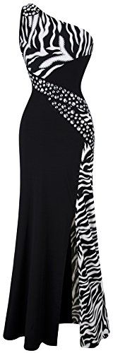 Algopix Similar Product 18 - Angelfashions Womens One Shoulder