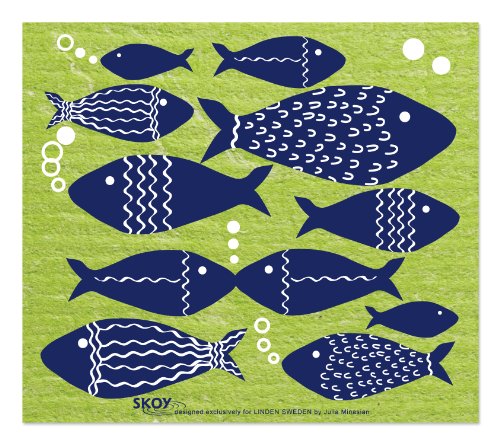 Algopix Similar Product 4 - LINDEN SWEDEN Swish and Go Fish Cloth