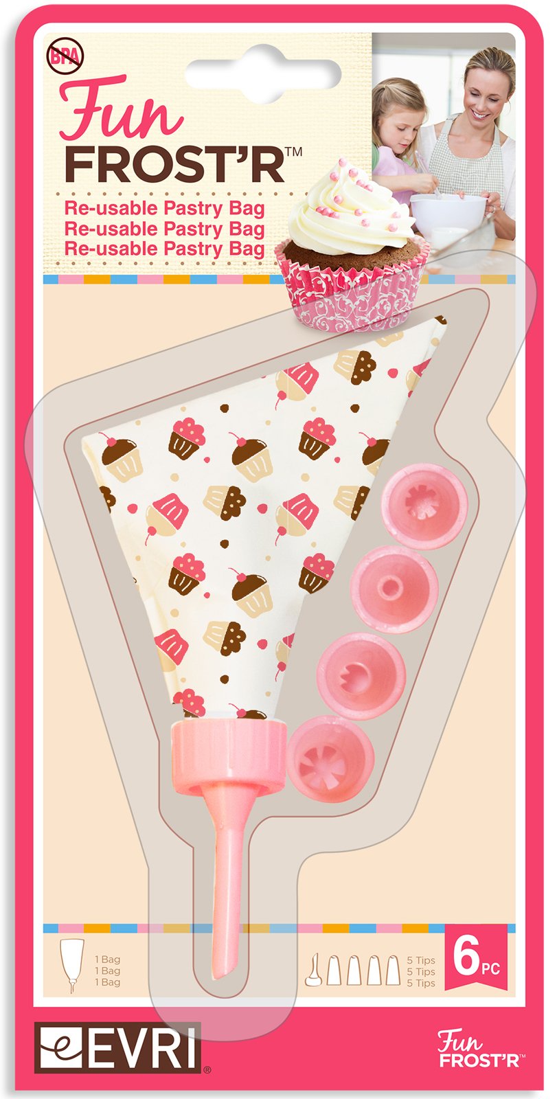 Algopix Similar Product 17 - Evriholder Fun Froster, Multi-Colour
