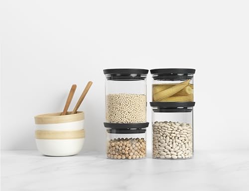Algopix Similar Product 14 - Brabantia Stackable Glass Food Storage