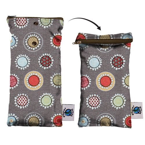 Algopix Similar Product 1 - Planet Wise Wipe Pouch, Funky Flowers