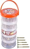 Algopix Similar Product 1 - Connex B30304 Wood Screws kit PZ 480pcs
