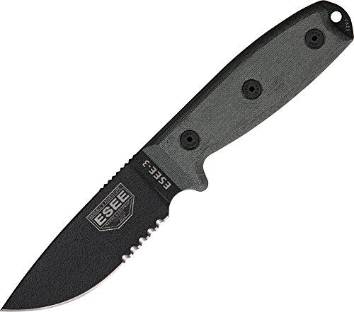Algopix Similar Product 19 - ESEE 3S with Modified Pommel Black