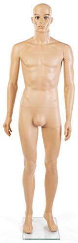 Algopix Similar Product 13 - Displays2go Plastic Male Mannequin with