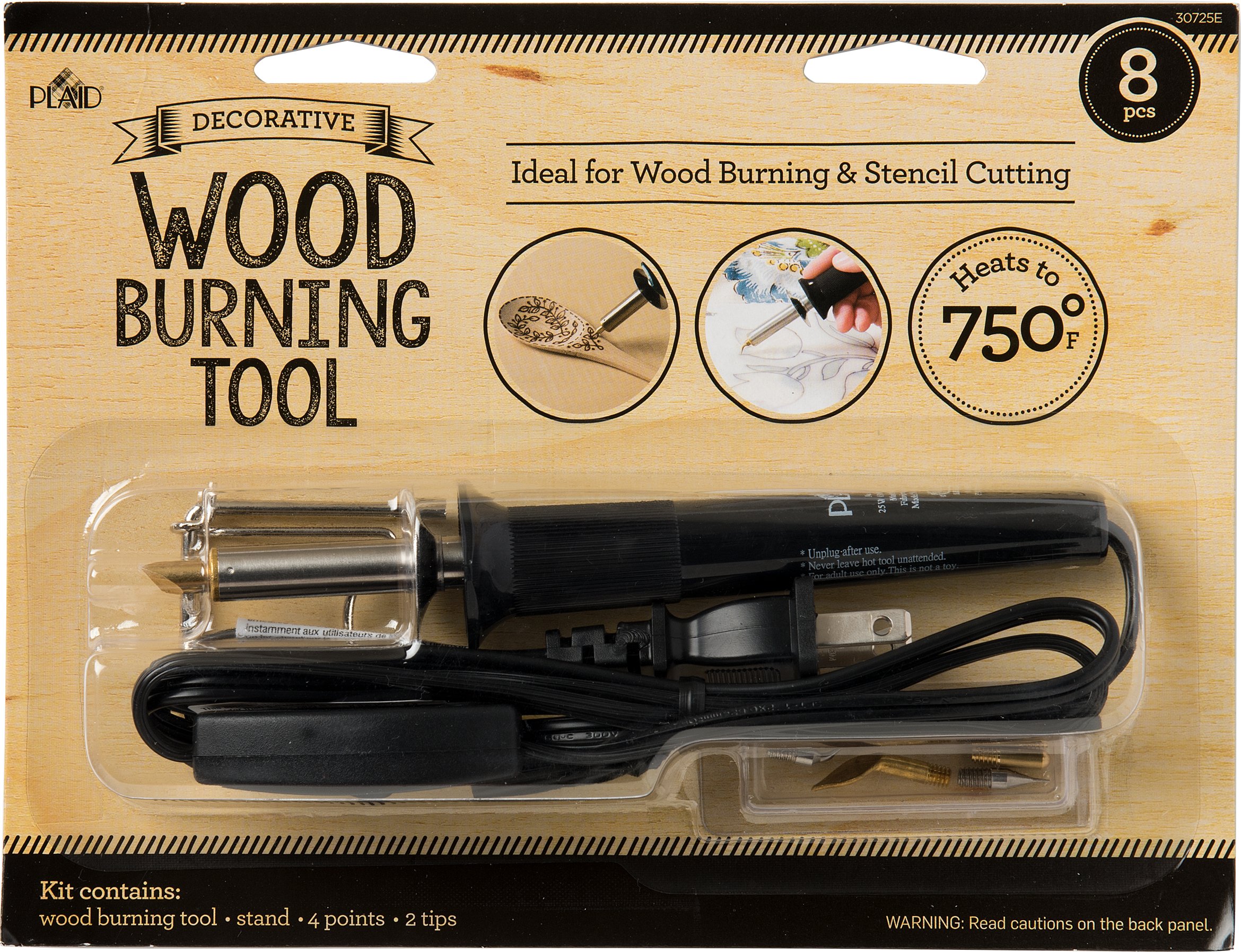 Algopix Similar Product 18 - Plaid wood burning and stencil cutting