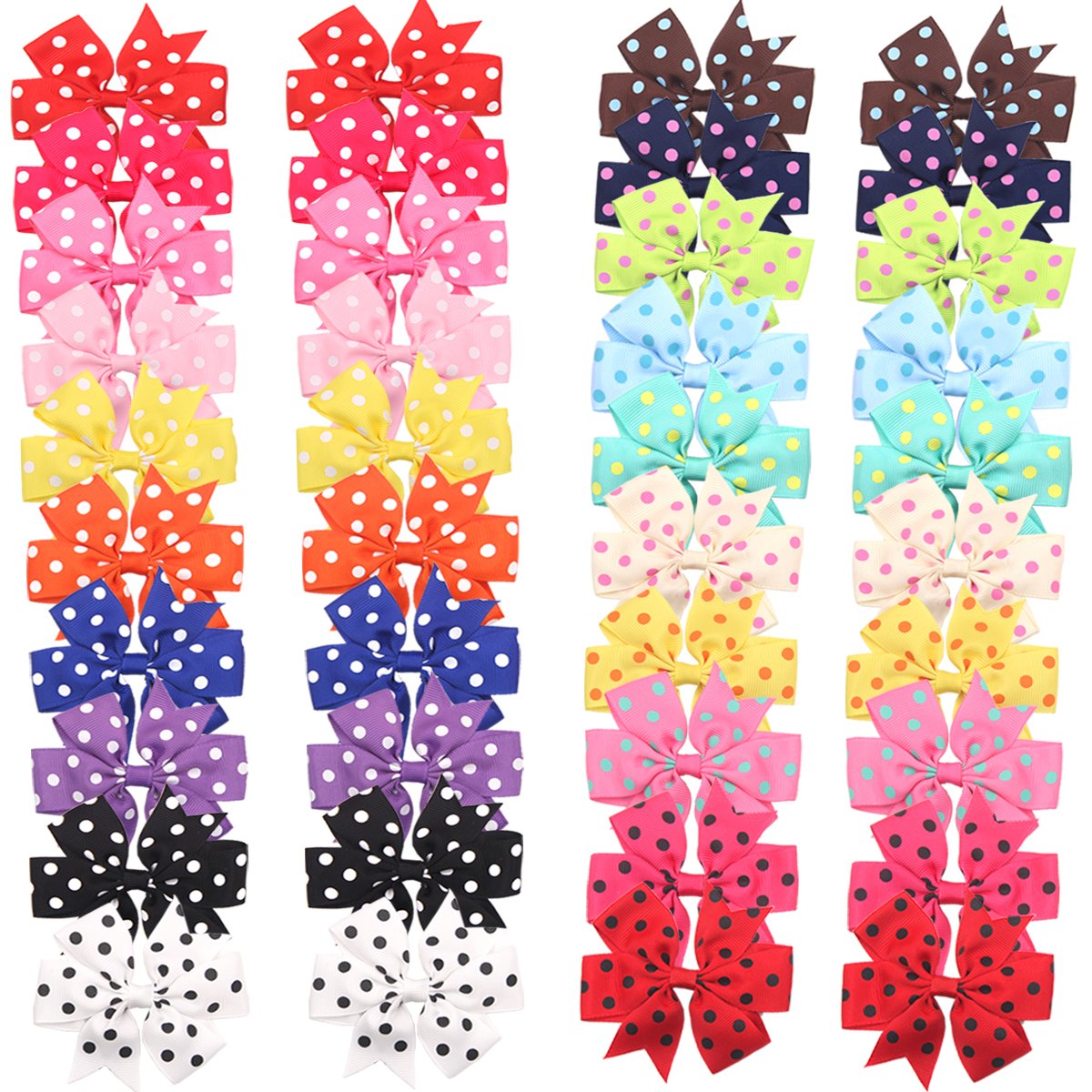Algopix Similar Product 18 - 80Pcs Hair Bows for Girls 35 inch