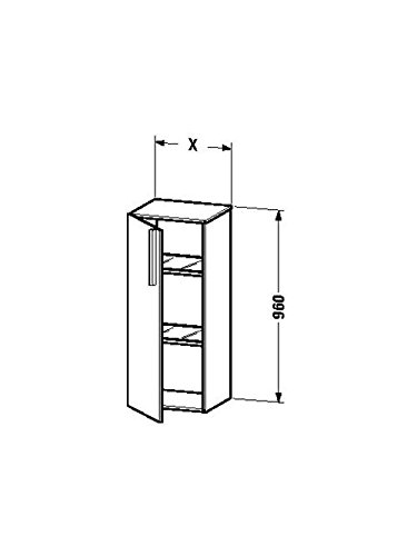 Algopix Similar Product 4 - Duravit VE1106R2222 Semitall cabinet